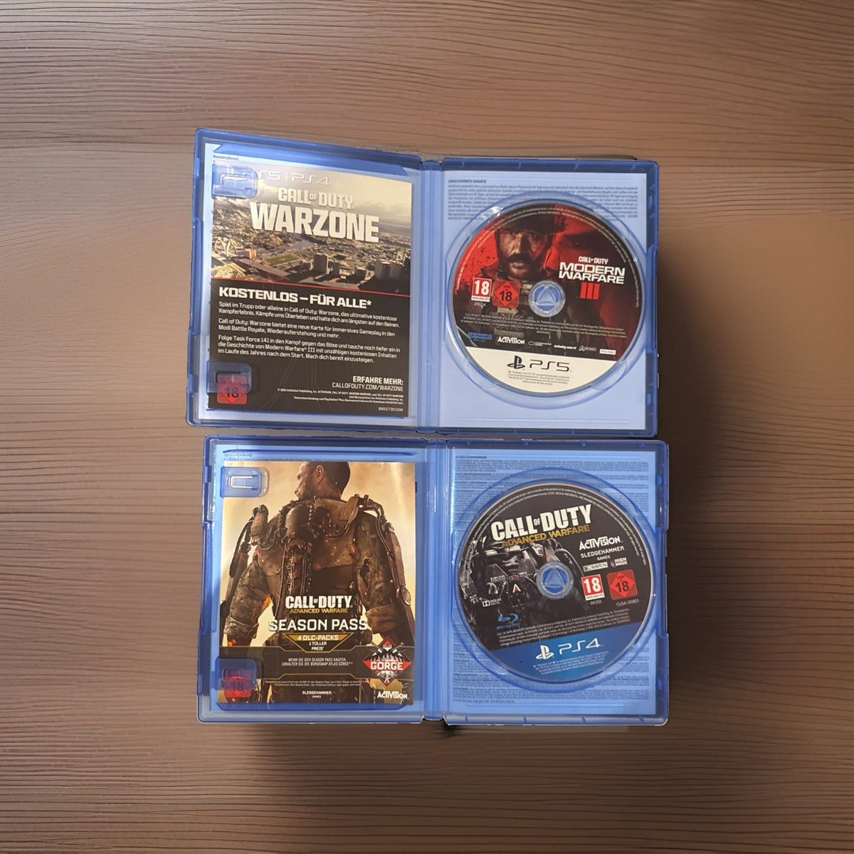 PS5 18+ Spielepaket (6 Spiele): CoD Black Ops 6, Modern Warfare 3, GTA V etc.