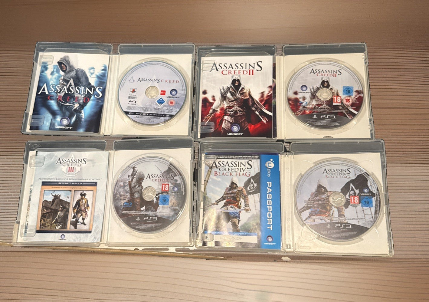 Assassin's Creed Sammlung 7: AC 1 bis Black Flag, Origins & Syndicate. PS 3&4