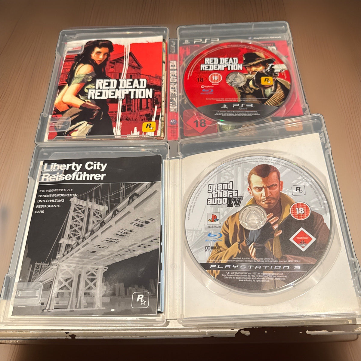 PS3 Rockstar Bundle: GTA V, GTA IV, Red Dead Redemption + Undead Nightmare