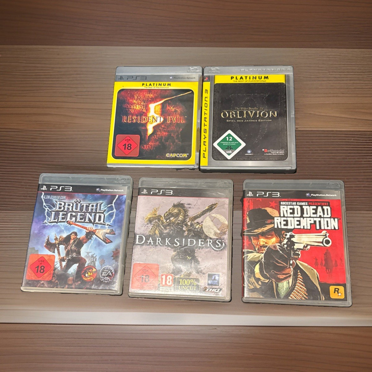 PS3 Open World & Action Bundle: Red Dead Redemption,Oblivion,Resident Evil 5 ...