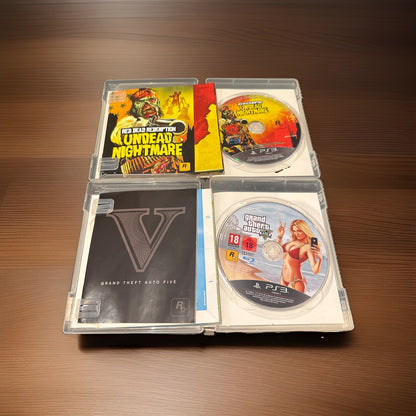 PS3 Rockstar Bundle: GTA V, GTA IV, Red Dead Redemption + Undead Nightmare