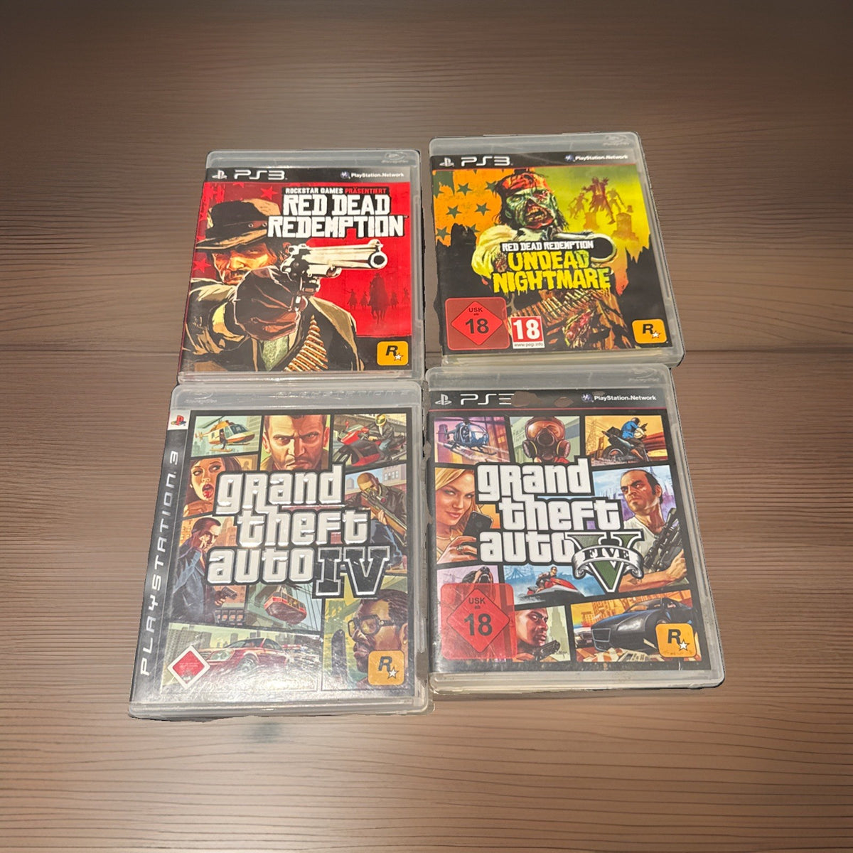 PS3 Rockstar Bundle: GTA V, GTA IV, Red Dead Redemption + Undead Nightmare