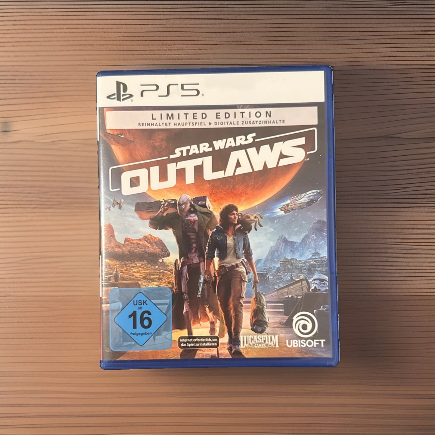 PS5 - Star Wars Outlaws Limited Edition DE mit OVP sehr guter Zustand