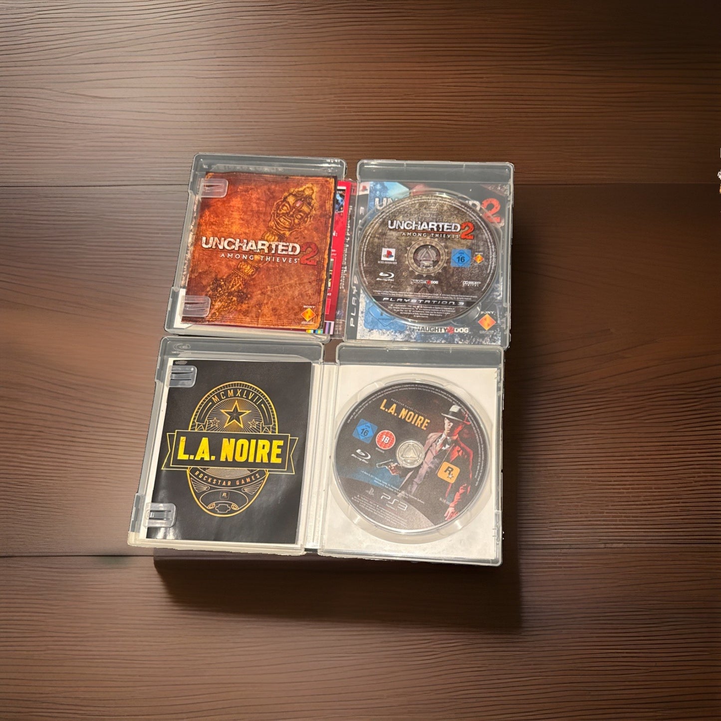PS3 Action Bundle(USK 16):Uncharted 2, Heavy Rain, L.A. Noire, Assassin's Creed