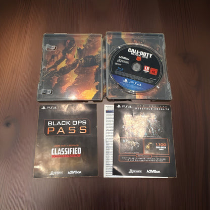 Call Of Duty Black Ops 4 Pro Limited Special Collectors Steelbook Edition PS4