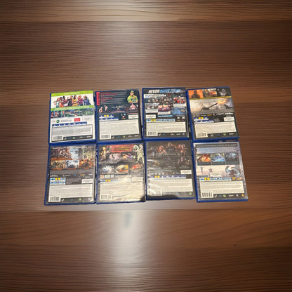PS4 Spielepaket 8 Spiele: Call of Duty, Naruto Storm 4, Injustice 2, Sims 4 uvm.
